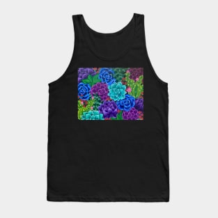 Desert Abundance - Cacti, Succulents, Florals Tank Top